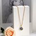 Collana con ciondolo a forma di occhio di diavolo con diamanti e occhio turco islamico in acciaio inossidabile del Medio Oriente, da donna_voghion.com