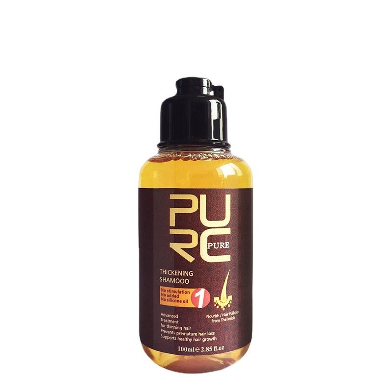 Șampon cu ginseng pe bază de plante, tratament cu esență pentru creșterea părului, ser pentru repararea părului, rădăcina părului, îngroșarea părului_voghion.com