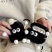 Ins Cute Super Adorable Plush Coal Ball 3rd Generation Protective Case Korean Version Soft Cartoon Pro/Pro2 Universal_voghion.com
