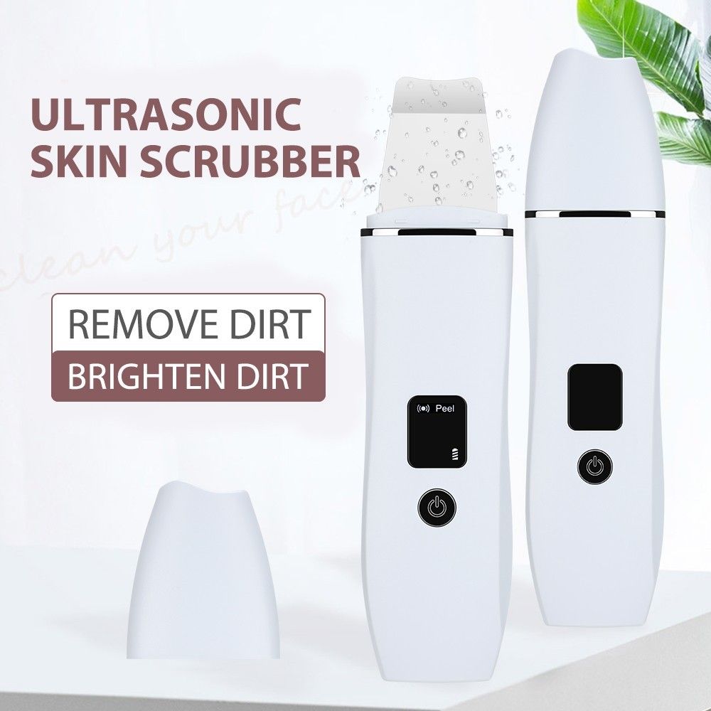 Épurateur ultrasonique pour la peau du visage, nettoyeur en profondeur des pores du visage, spatule pour éliminer les points noirs_voghion.com