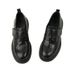 Ultra Soft Leather Slip-On Loafers For Women, Thick Sole Velcro, Commuting With A High-End Feel, Chunky Heel Single_voghion.com