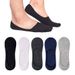 5 poros vyriškos, nematomos kojinės, nematomos medvilninės pamušalas ant kulkšnies žemai iškirptos plonos neslystančios valties_voghion.com