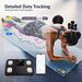 Smart Body Fat Scale, Digital Weighing BMI,Body Fat.Weight Scale Sync Free Apps ,Carbon Fiber With Anti-Slip Finish For_voghion.com