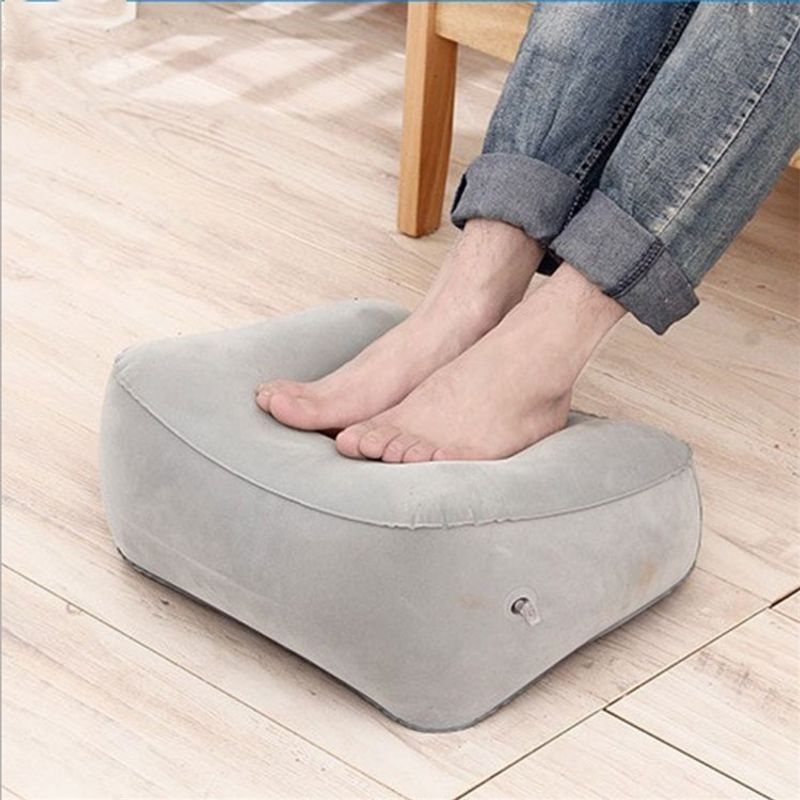 Inflatable Triangle Cushion - Soft PVC Flocking Outdoor Seat Pad For Beach Picnic & Camping (Portable Waterproof Includes Repair Kit & Hand Pump)​_voghion.com