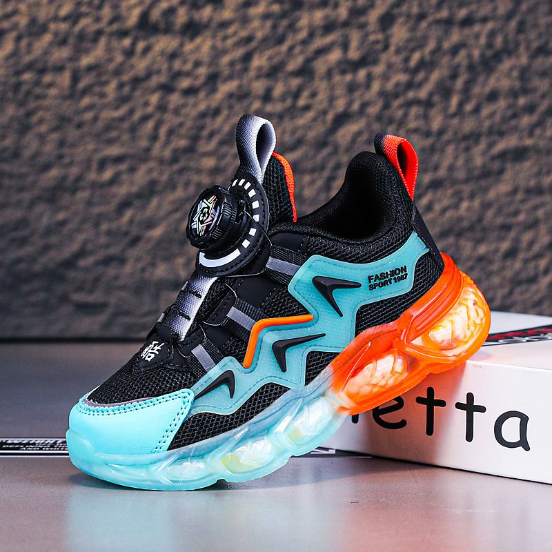 Zhongda Lightweight Children's Sports Shoes, Summer New Style, Boys' And Girls' Trendy Mesh Leather Surface_voghion.com