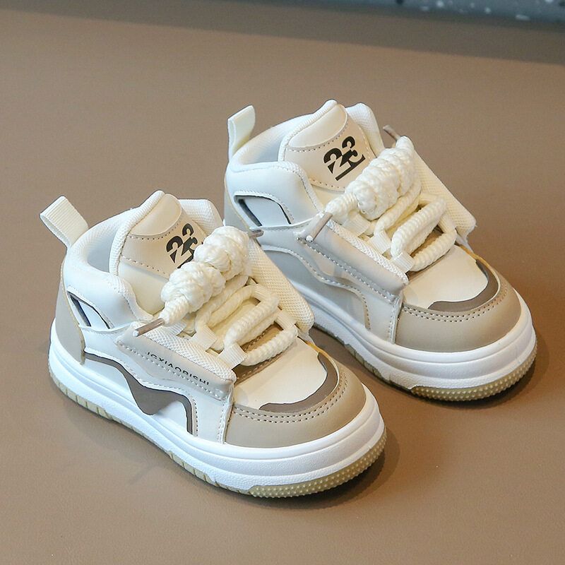 JUSTSL 2024 Zapatos deportivos para bebés, niños y niñas, de color dopamina, informales, de corte alto, para pan_voghion.com