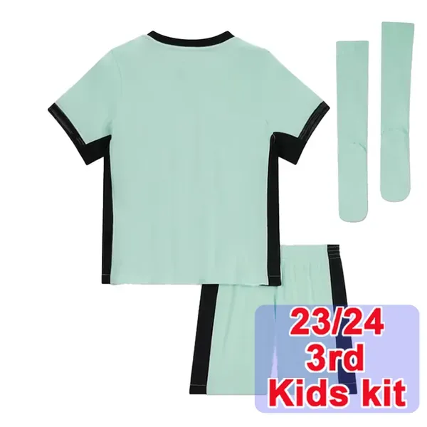 23 24 STERLING T.SIA Dětská souprava Fotbalové dresy CHALOBAH ENZO FOFANA NKUNKU Domácí Venku 3. Dětský Oblek Fotbalová košile Krátká_voghion.com
