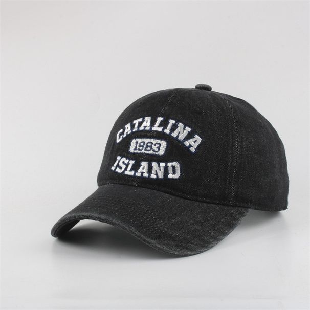 Kapelusz kowbojski, modny, do golenia, stary, baseballowy, haftowany napis, damski, przeciwsłoneczny, na zewnątrz, z filtrem przeciwsłonecznym_voghion.com