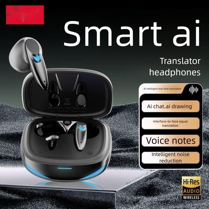 Colorful I04ai With Simultaneous Translation, Wireless Semi-In-Ear, Ultra-Long Battery Life, Noise Cancelling Earphones_voghion.com