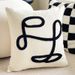 Checkered Throw Pillow Cover Cream Style Cushion Case For Sofa Bay Window Luxury Minimalist Decor_voghion.com