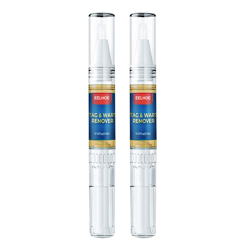 Hislaves 3 ml/Flasche Warzenentfernungsflüssigkeit, wirksame leichte Kräuterextrakte, Warzenentfernerstift für Frauen, 2 Stück_voghion.com
