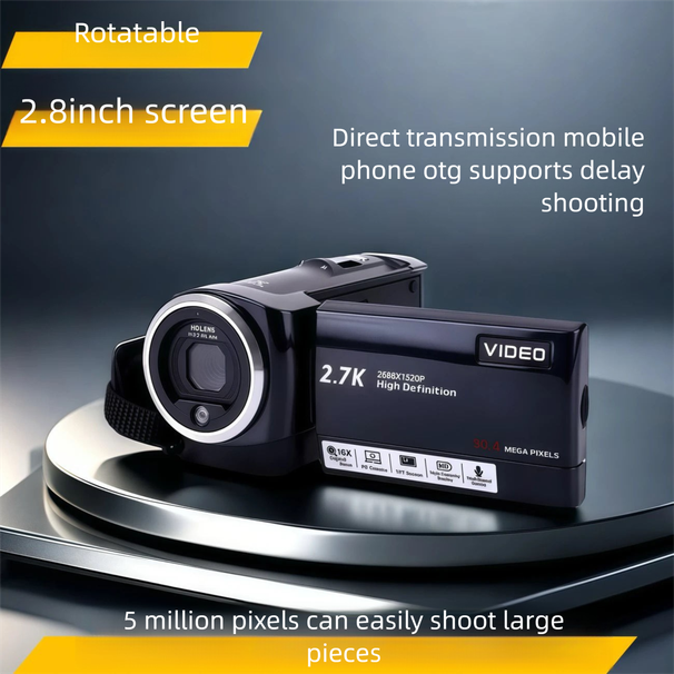Trendy Selfie HD Student Flip Handheld Digital DV Camera Campus CCD Affordable DVD_voghion.com