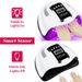 66LEDs UV LED Nail Lamp For Acrylic Nail Gel Drying Lamp With Low Heat Mode Smart Sensor Nail Art Salon Manicure Machine_voghion.com