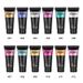Pudaier Single Color Shiny Eye Shadow Liquid Stage Makeup Face Body Glitter 12 Colors Liquid Eyeshadow Sparkling Shimmering_voghion.com
