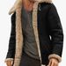 Herrenbekleidung Lederjacke Pelz und Pelz verdickter Mantel Herrenjacke Winter_voghion.com