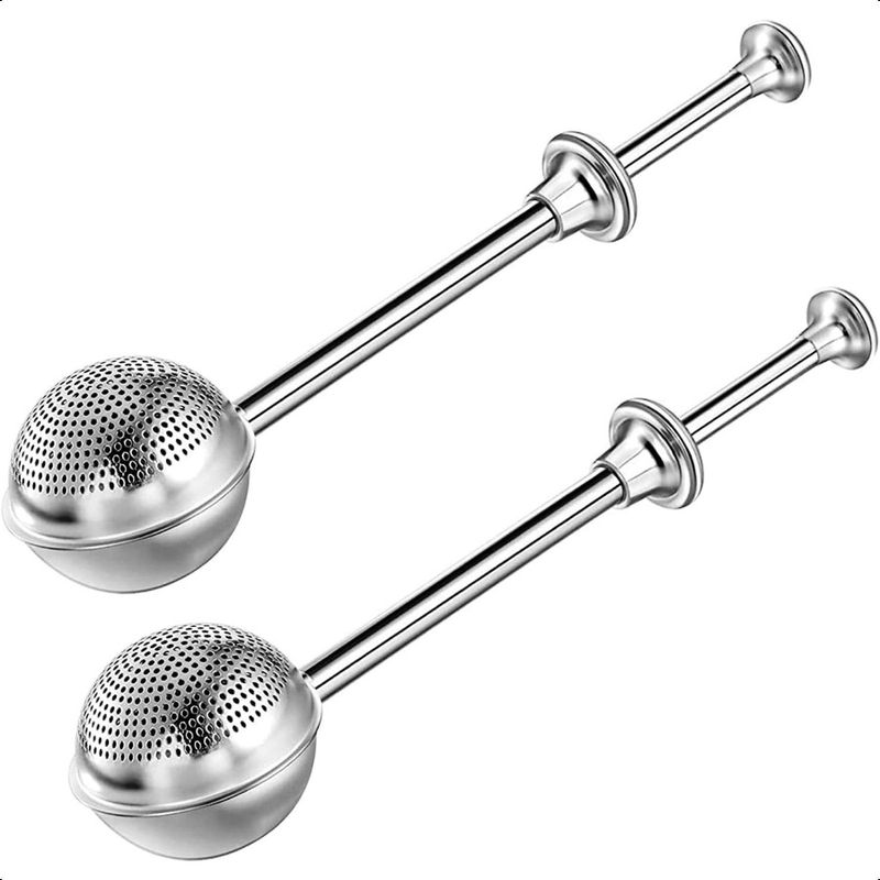 Stainless Flour Duster - 2-Piece Food Grade, Rust-Free Powder Sugar Shaker, EU Bakery Essential_voghion.com