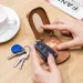 Visual Mirror Window Car Protector Holder Mini Auto Key Pocket Case Genuine Leather Keyring Wallet Zip Bag 250206_voghion.com