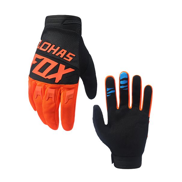 LOHASFOX Touchscreen 16 Faarwen Fuerhandschuesch fir dobaussen Motocross Laangfanger Verschleißbeständeg Rutschfest Handschuesch_voghion.com