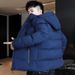 Padded Clothes Men's Loose Warm Short Thickened Padded Clothes Casual Hooded Padded Jacket_voghion.com