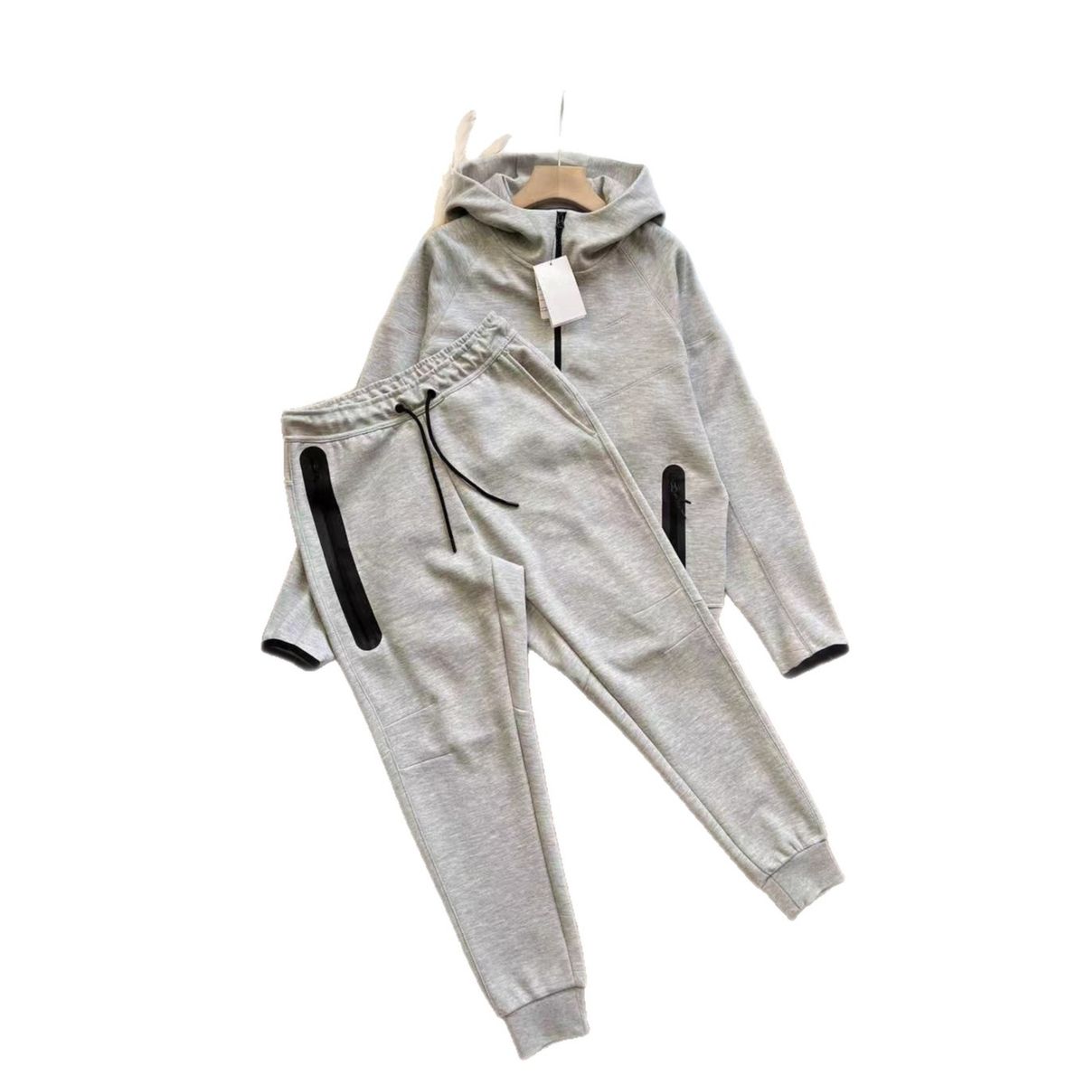 25SS Spring Autumn New Men's Air Layer Casual Sports Jacket Sweatpants Set 922 And 002_voghion.com