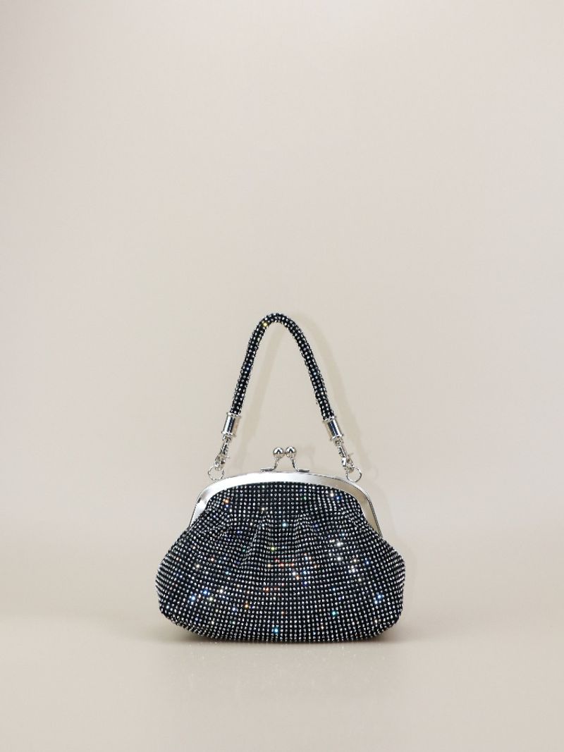 2023 Reine handgemachte Perlendiamant-Abendkupplung High-End-Banketttasche Damenhandtasche_voghion.com