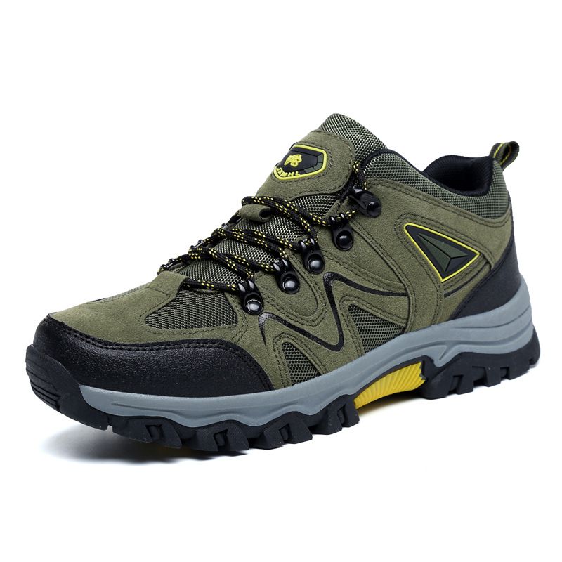 Plus-size hiking shoes Men's fall and winter outdoor sneakers low-top hiking shoes_voghion.com