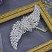 Rhinestone Brudehovedbeklædning Bryllupskrone Hårtilbehør Legering Diamantkrone Brudekjole Hårkjoletilbehør_voghion.com
