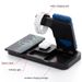 Bezvadu lādētājs 4 vienā iPhone 12 Pro Max 14 Plus 13 11 Samsung Xiaomi Oneplus Dual 15W salokāma ātrās uzlādes stacija_voghion.com
