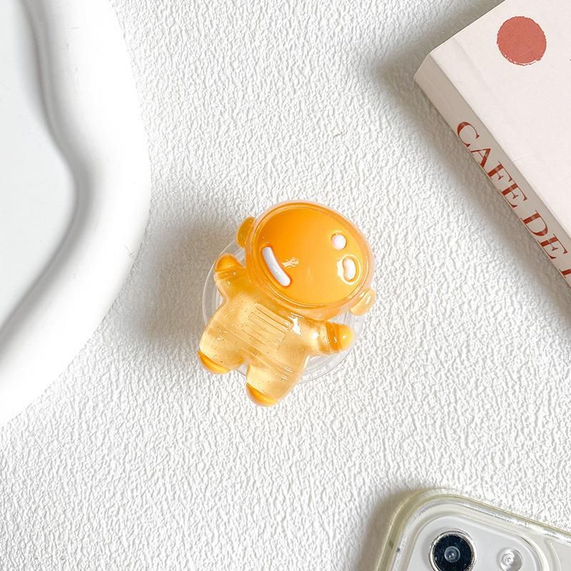 Cartoon Phone Airbag Bracket Cute Astronaut Scalable Desktop Stable And Portable Back With Finger Ring Buckle_voghion.com