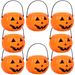 6 pezzi di Halloween Calderone Secchiello Caramelle Zucca Mini Strega Vaso Nero Decorazione Secchi Ciotola Streghe Bollitore Contenitore_voghion.com