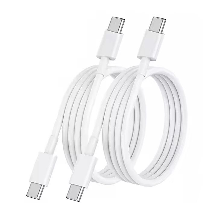 Chargeur rapide USB-C PD 20 W avec câble et adaptateur pour iPhone 16, 15, 14 Pro Max Plus_voghion.com