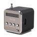 Mini haut-parleur de caisson de basses amélioré, lecteur MP3 LED, radio FM stéréo portable pour PC portable TD-V26 avec compatible Bluetooth_voghion.com