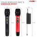 5 Core Wireless Microphones Pair UHF Professional Handheld Microfonos Inalambricos Dual Cordless Mic System for Karaoke Singing Wedding DJ Party Speec_voghion.com