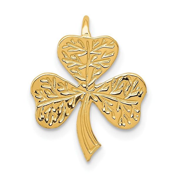 14k Shamrock Chain Slide_voghion.com