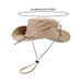 Fashion Bucket for Men Summer Outdoor Fishing Hiking Sunshade Sun Fisherman Hat Foldable Snapback UV Protection Male Safari Cap_voghion.com