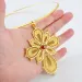 Collane con ciondolo Anniyo Etiope Grande Croce e Girocolli rotondi con strass per donna Colore oro Eritrea Africa_voghion.com
