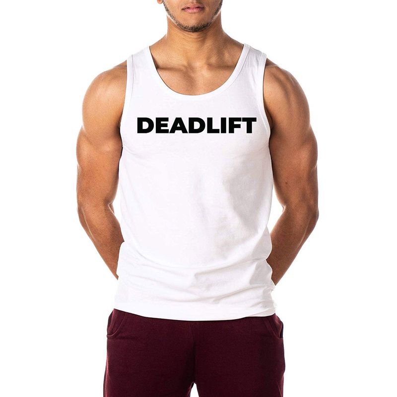 2019 Sports Workout Casual Printed Quick-Dry Breathable Split Muscle Trendy Fitness Vest_voghion.com