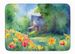Massachusetts Mayflowers In Watercolor Memory Foam Kitchen Mat Machine Washable Anti-Fatigue Mat Cushion Comfort Bath Mat Or Kitchen Rug_voghion.com