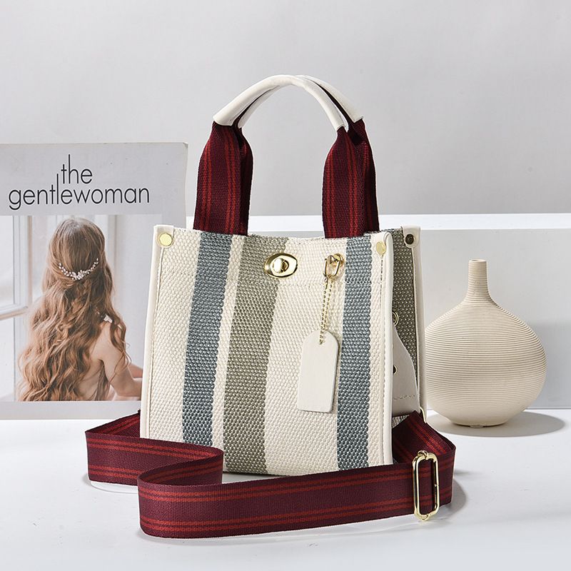 Large capacity bags fashion canvas simple versatile single shoulder women's bag hand_voghion.com