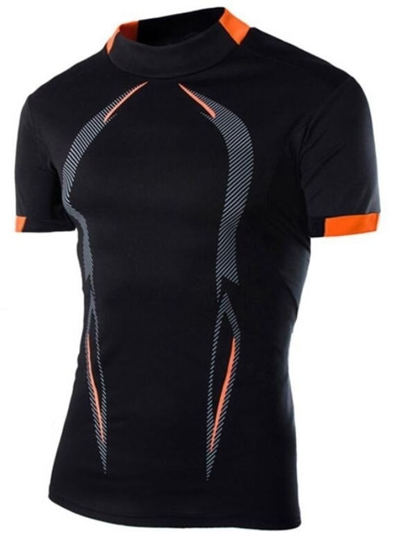 Herenkleding Zomer heren fitness sporttraining Ademende, sneldrogende kleding Heren sportmode T-shirt met korte mouwen_voghion.com
