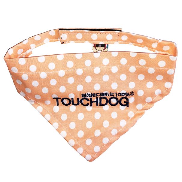 Touchdog 'Bad-to-the-Bone' Polka Patterned Fashionable Velcro Bandana_voghion.com