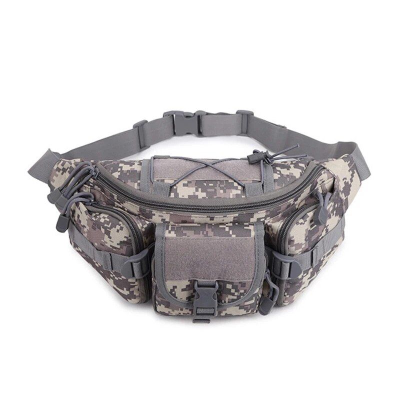 Outdoor Taille Tasche männer Taktische Wasserdichte Molle Camouflage Jagd Wandern Klettern Nylon Handy Gürtel Pack Kampf Taschen_voghion.com