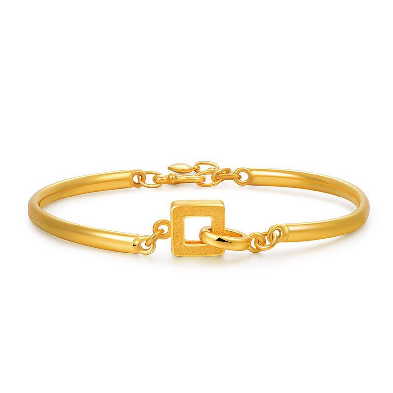 Design di nicchia per donne, catena a bracciale intrecciata, sensazione di alta qualità, braccialetto elegante e semplice_voghion.com