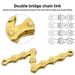 TOOPRE Mountain Gold Road Bike 8-Speed 9 10 11S Derailleur Chain Full Electroplated Rustproof_voghion.com