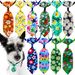 New Spring Bow Tie Adjustable Pet Cat Dog Flower Necktie_voghion.com