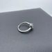 Simulated Mosang Round Square Bag, One Carat Feminine Style, Simple Proposal, Dia Ring, Ring For Girlfriend To Speak_voghion.com