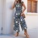 2025 New Summer European And American Casual Cross-Border Retro Floral Print Loose Jumpsuit Long Pants_voghion.com
