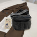 Luxury Woman Chest Fashion Tassel Leather Large Capacity Crossbody Sling Women Waist Bag Casual Rivet Design Travel Sac_voghion.com