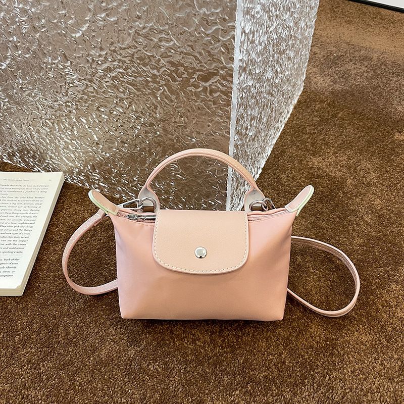 Light luxury new French dragon mini Xiang dumpling handbag, one shoulder crossbody nylon bag_voghion.com