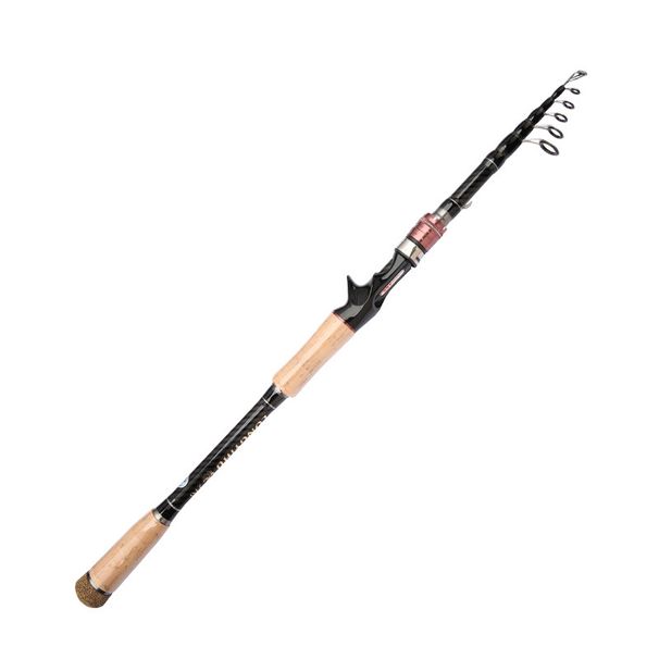 Carbon Telescopic Road Sub-rod Portable Short Section Fishing Rod M Adjustable Light Hard Gun Handle Straight Handle Sea Rod Road Slide Rod_voghion.com